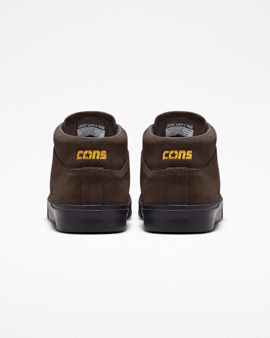 Converse CONS Louie Lopez Pro Skatesko Herre Brune Svarte | 784NHJWKY