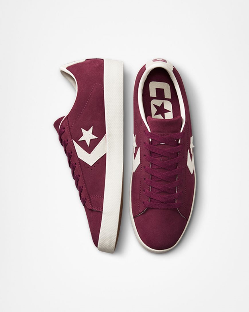 Converse CONS PL Vulc Pro Semsket Skinn Skatesko Herre Rosa | 437GXRFNY