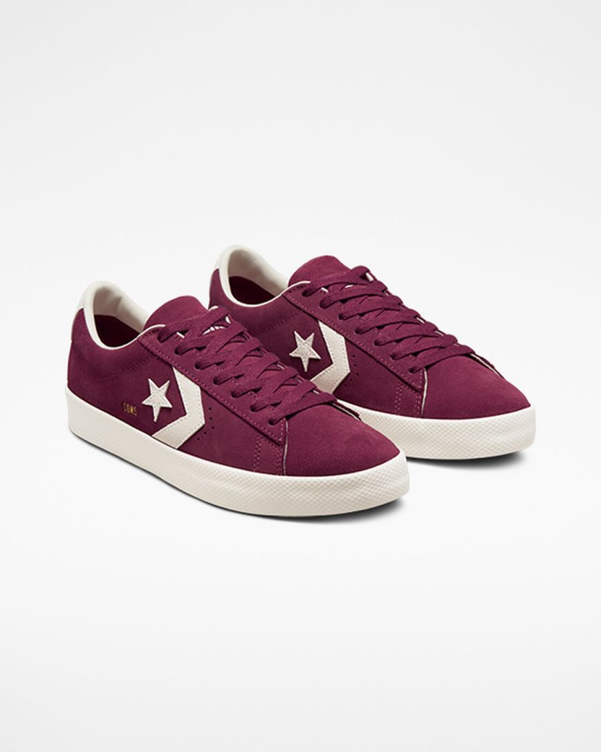 Converse CONS PL Vulc Pro Semsket Skinn Skatesko Herre Rosa | 437GXRFNY