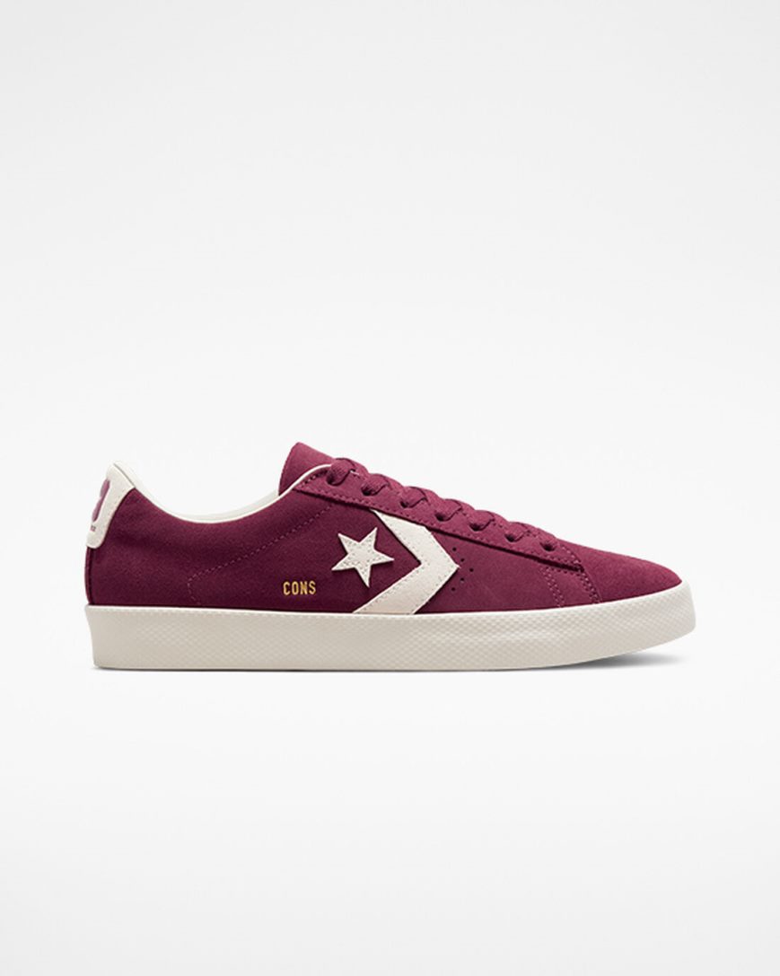 Converse CONS PL Vulc Pro Semsket Skinn Skatesko Herre Rosa | 437GXRFNY