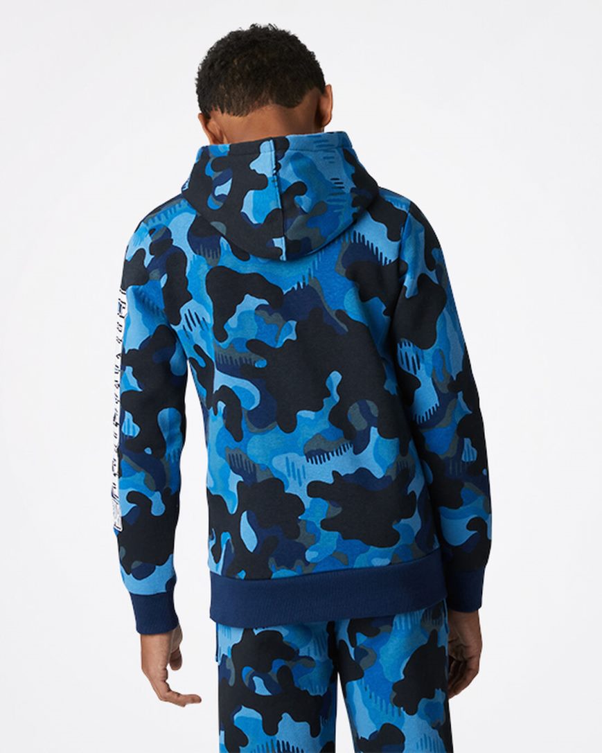 Converse Camo Pullover Hettegensere Gutt Marineblå | 375XGWKOU