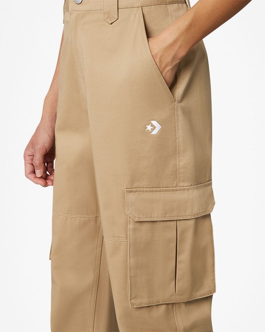 Converse Cargo Joggebukser Dame Khaki | 560AVJYTR