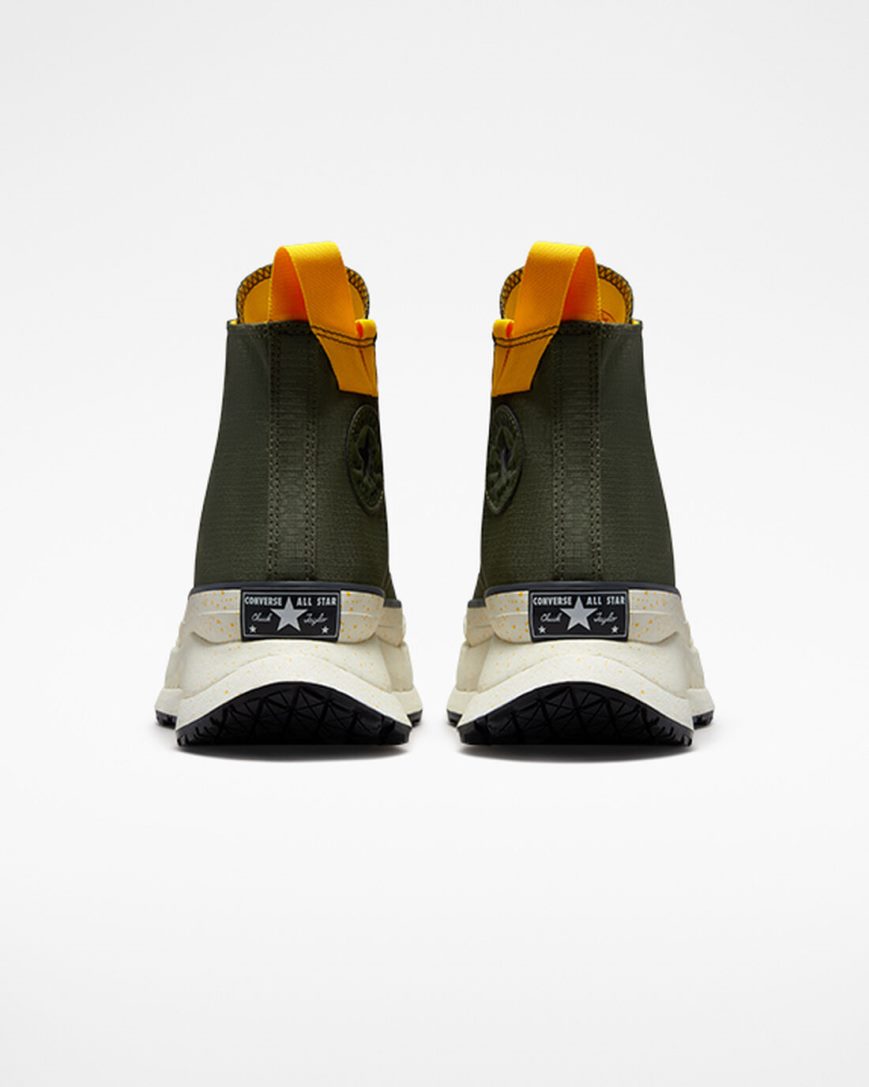 Converse Chuck 70 AT-CX Rugged Basics Høye Sko Herre Olivengrønne Grønn Gul Svarte | 793GIPFMU
