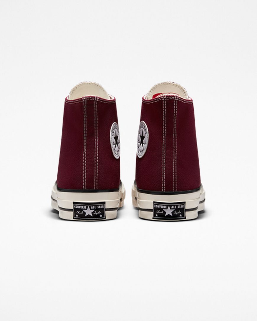 Converse Chuck 70 Canvas Høye Sko Dame Mørke Rød Svarte | 587CTKYML