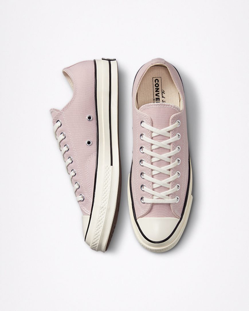 Converse Chuck 70 Canvas Lave Sko Dame Grå Svarte | 530KEIGBF