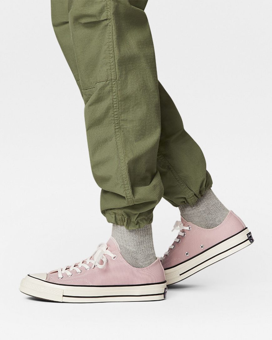 Converse Chuck 70 Canvas Lave Sko Dame Grå Svarte | 530KEIGBF
