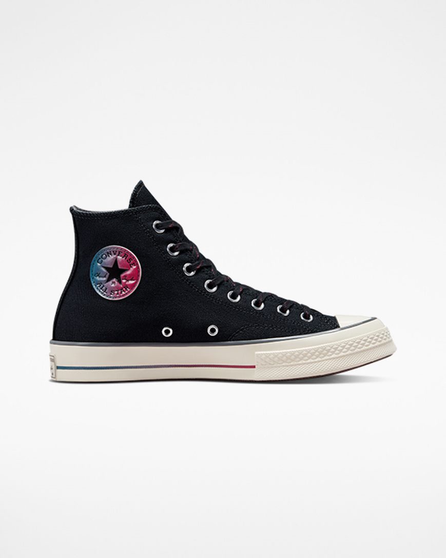Converse Chuck 70 Color Fade Høye Sko Herre Svarte Grå | 815BPNXCR