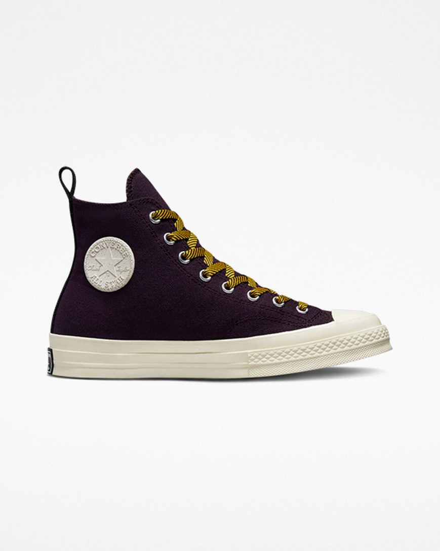 Converse Chuck 70 Counter Climate GORE-TEX Høye Sko Dame Svarte Rosa Gul | 531PQXNFG