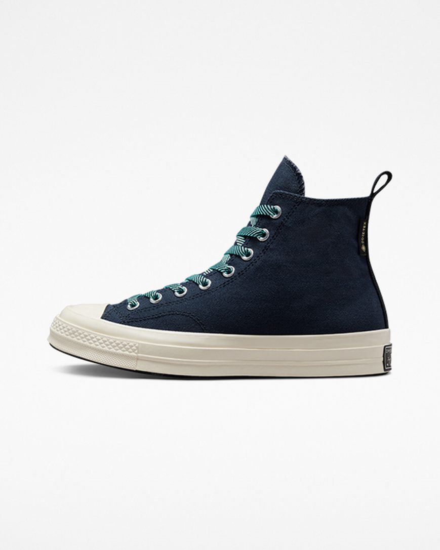 Converse Chuck 70 Counter Climate GORE-TEX Høye Sko Herre Obsidian Lyse Turkis | 974NYJQAI