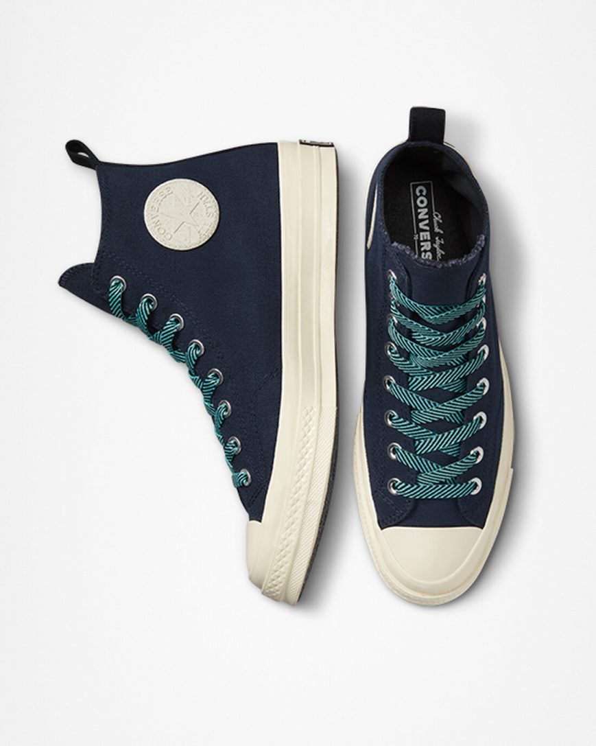 Converse Chuck 70 Counter Climate GORE-TEX Høye Sko Herre Obsidian Lyse Turkis | 974NYJQAI
