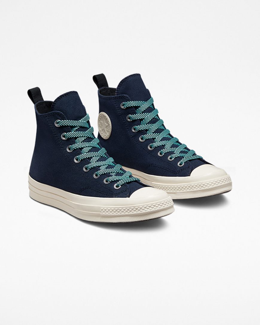 Converse Chuck 70 Counter Climate GORE-TEX Høye Sko Herre Obsidian Lyse Turkis | 974NYJQAI