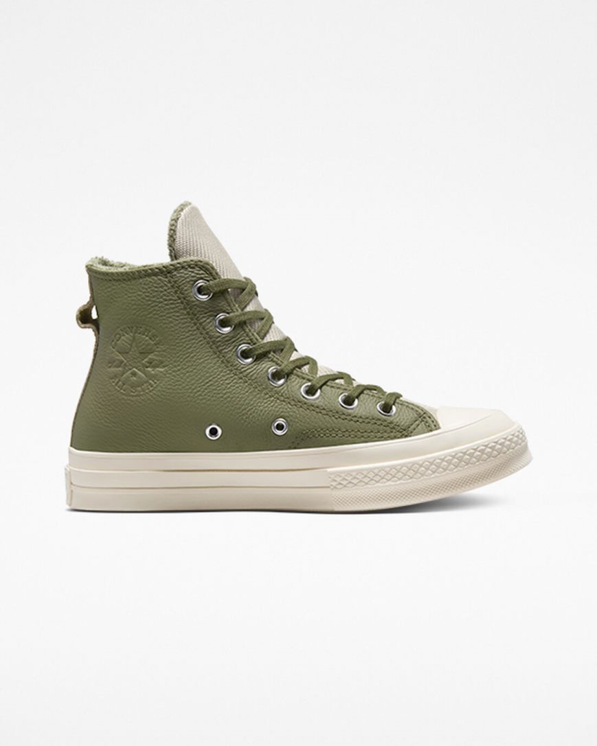 Converse Chuck 70 Counter Climate Høye Sko Dame Olivengrønne | 149BRZLAY