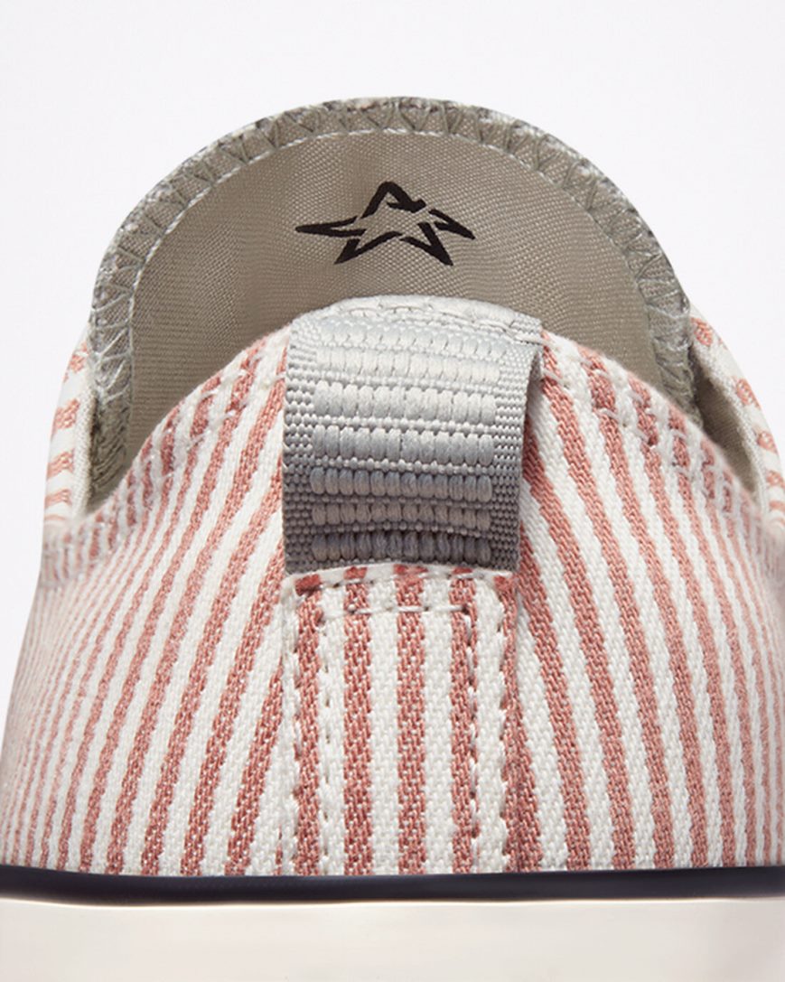 Converse Chuck 70 Crafted Stripe Lave Sko Dame Olivengrønne | 045QEHMLJ