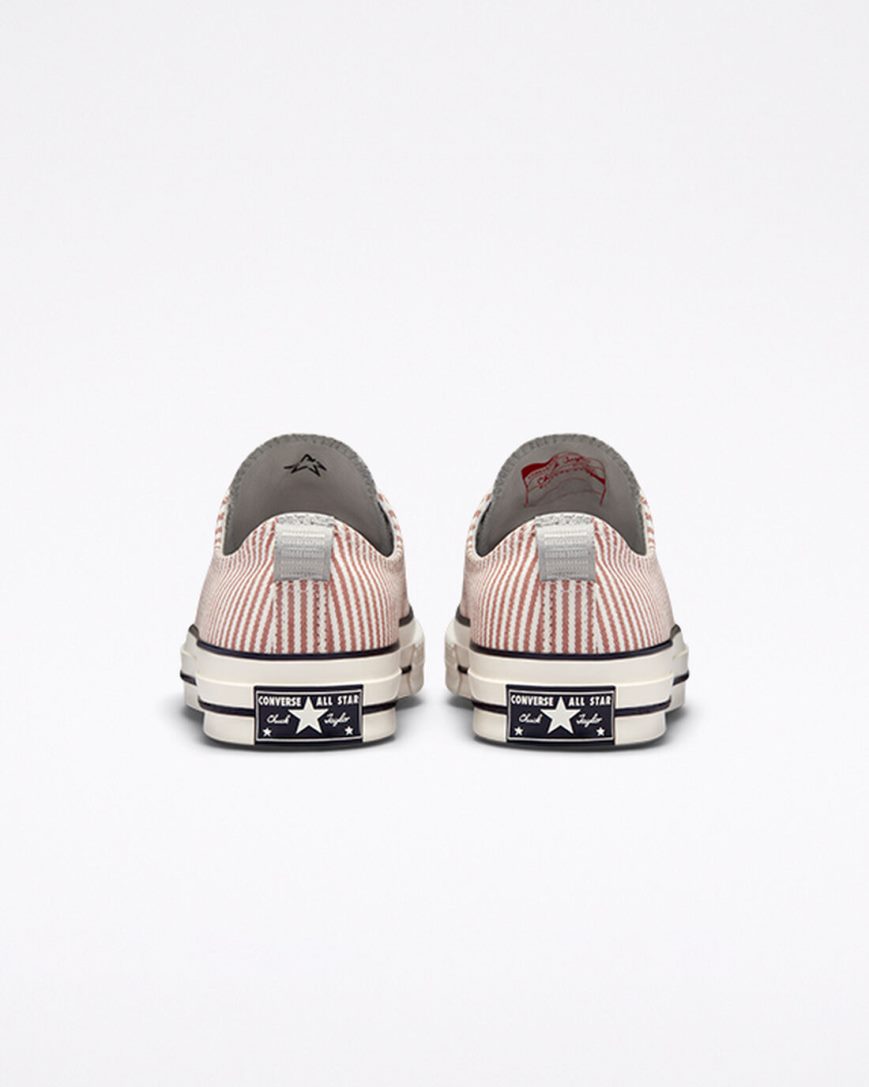 Converse Chuck 70 Crafted Stripe Lave Sko Dame Olivengrønne | 045QEHMLJ