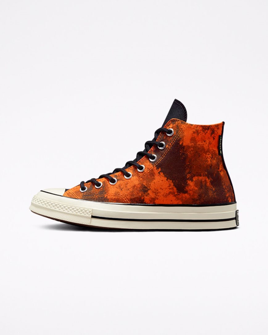 Converse Chuck 70 GORE-TEX® Høye Sko Dame Oransje Svarte | 061JNVPAK