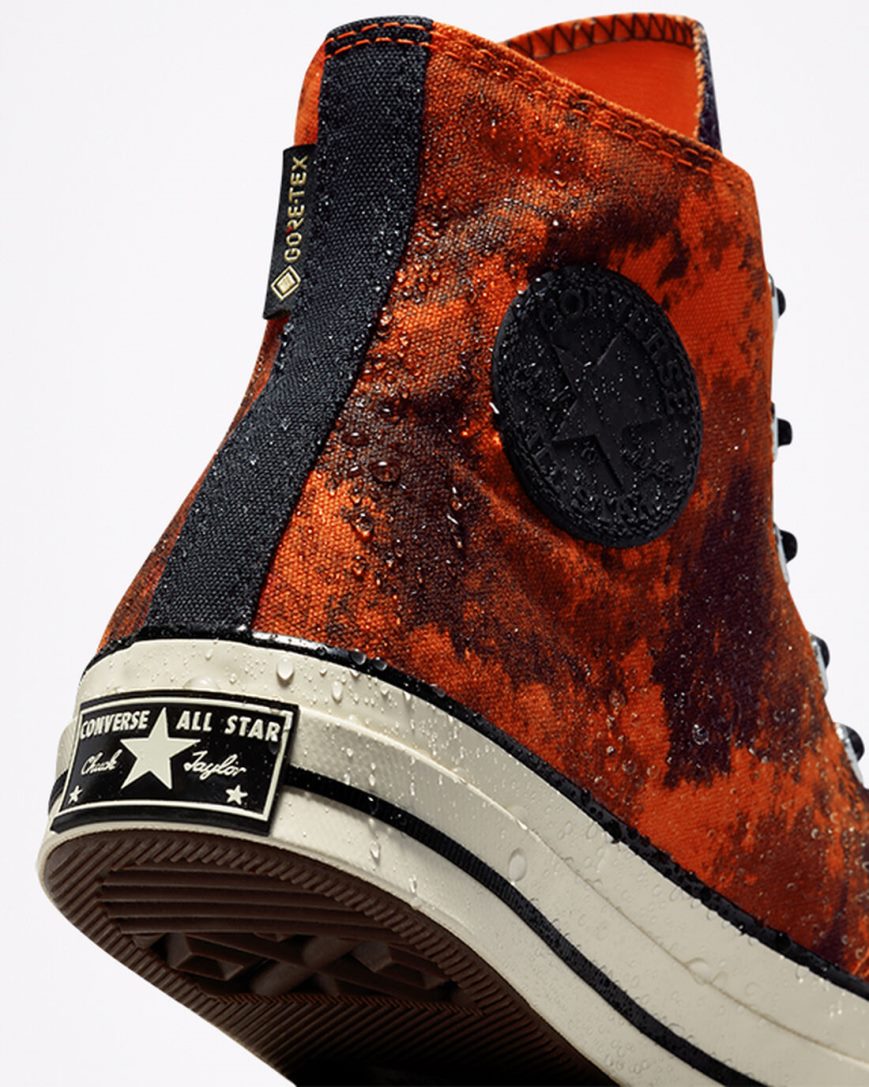 Converse Chuck 70 GORE-TEX® Høye Sko Dame Oransje Svarte | 061JNVPAK