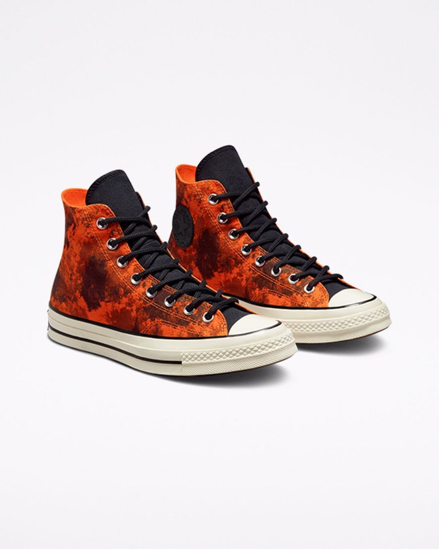 Converse Chuck 70 GORE-TEX® Høye Sko Dame Oransje Svarte | 061JNVPAK