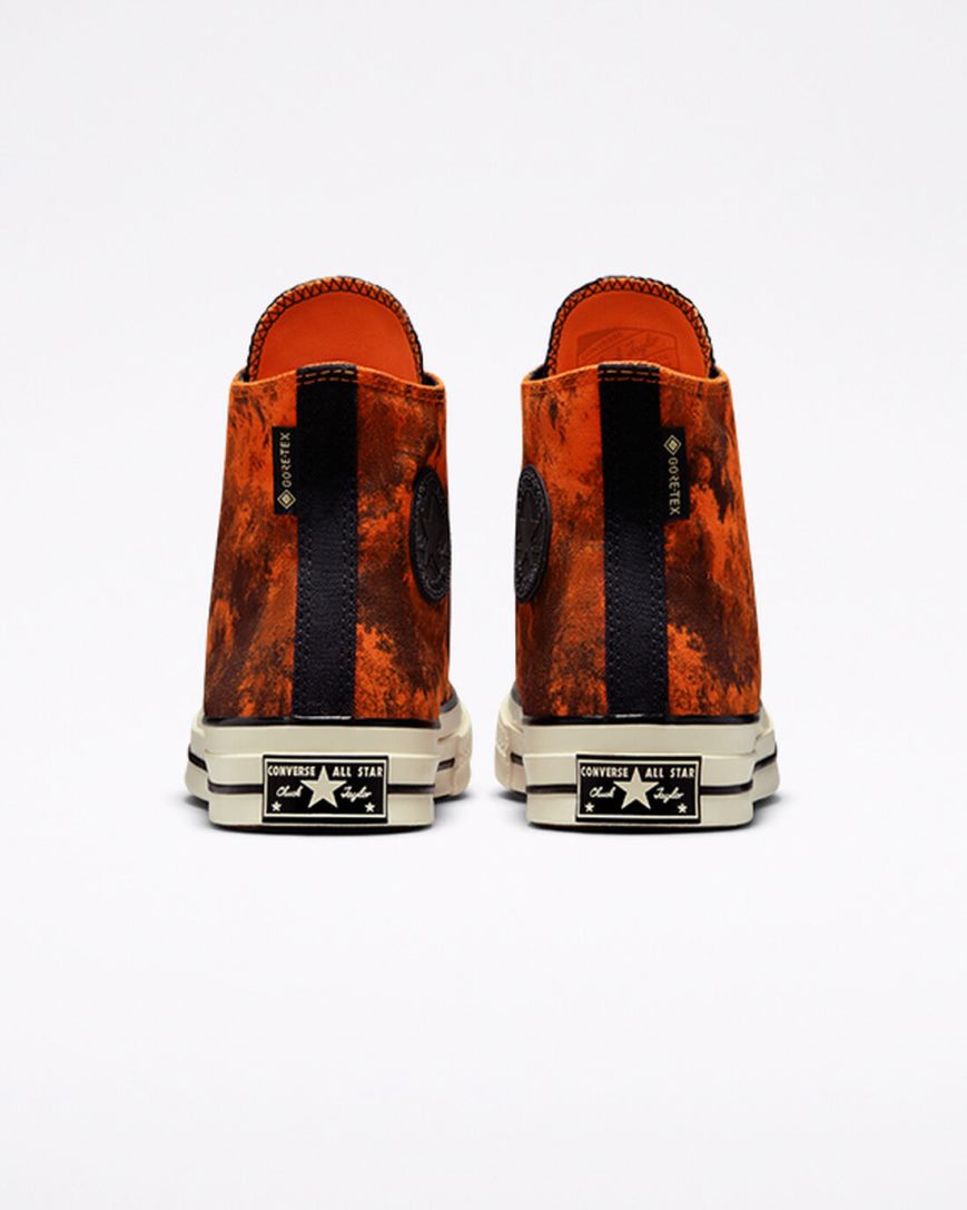 Converse Chuck 70 GORE-TEX® Høye Sko Dame Oransje Svarte | 061JNVPAK