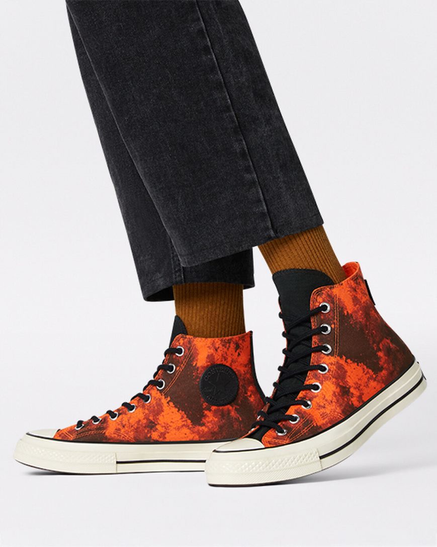 Converse Chuck 70 GORE-TEX® Høye Sko Dame Oransje Svarte | 061JNVPAK