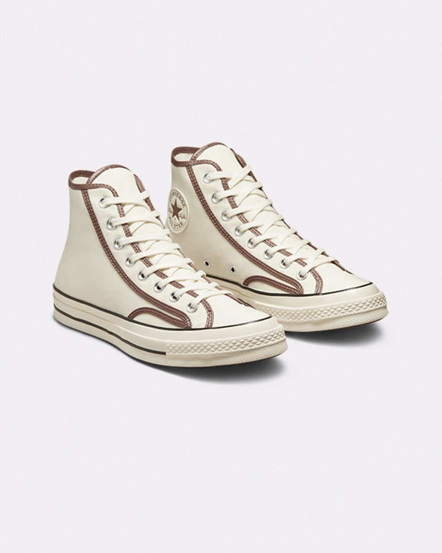 Converse Chuck 70 Heavyweight Canvas Høye Sko Herre Beige Brune | 075MIZGJW