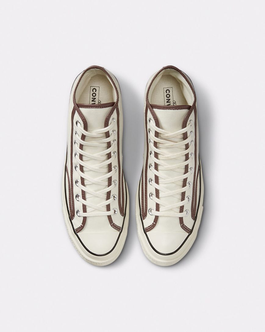 Converse Chuck 70 Heavyweight Canvas Høye Sko Herre Beige Brune | 075MIZGJW