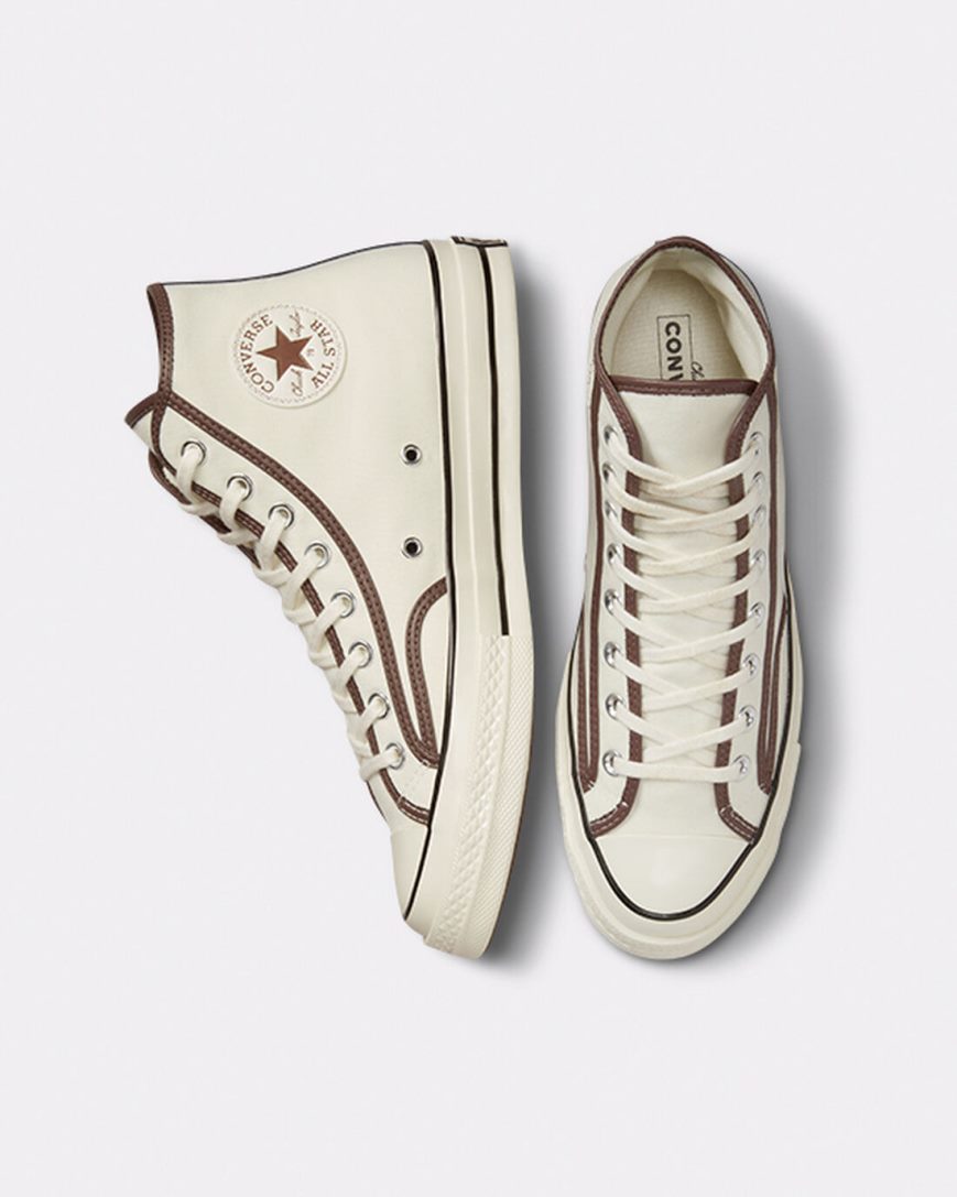Converse Chuck 70 Heavyweight Canvas Høye Sko Herre Beige Brune | 075MIZGJW