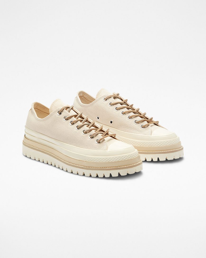 Converse Chuck 70 LTD Lugged Lave Platform Sko Dame Beige | 698HOULTD