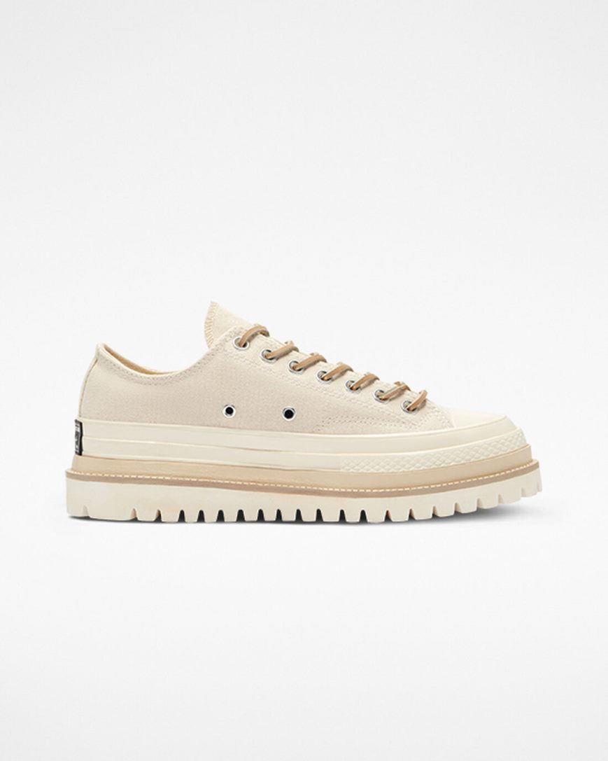 Converse Chuck 70 LTD Lugged Lave Platform Sko Dame Beige | 698HOULTD
