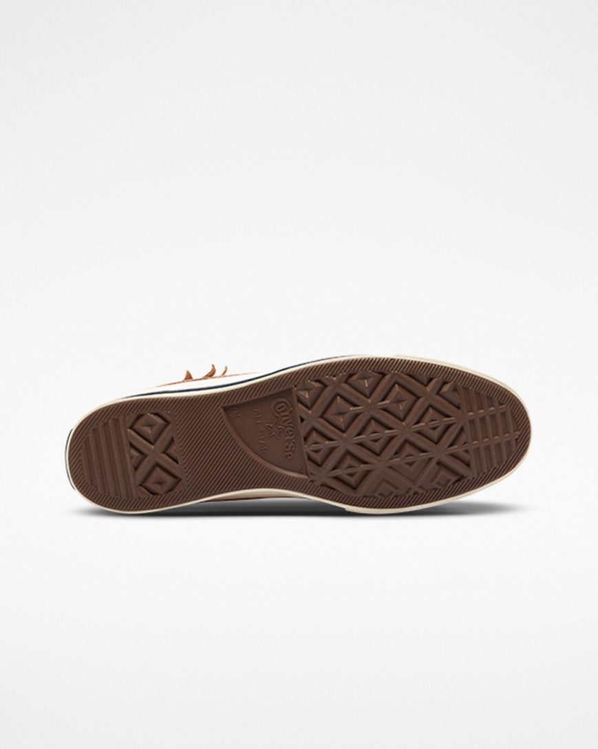 Converse Chuck 70 LTD Paisley Semsket Skinn Høye Sko Herre Beige Brune | 034VTBKZC