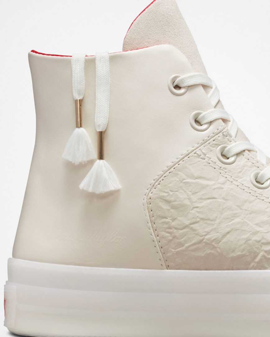 Converse Chuck 70 Marquis Year of the Rabbit Høye Sko Dame Beige Rød Hvite | 390VMEOXL
