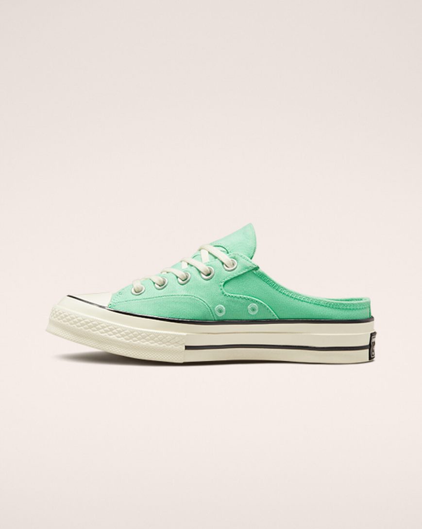 Converse Chuck 70 Mule Lave Sko Dame Grønn Svarte | 539GDUJWL