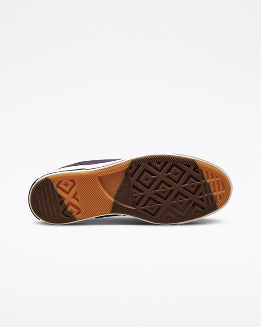 Converse Chuck 70 Plus Høye Sko Herre Lilla Svarte | 437HSLQGC