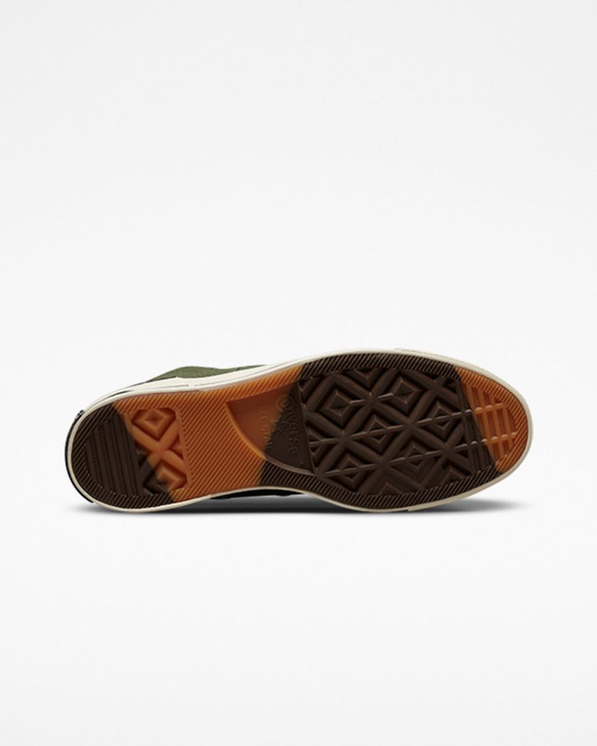 Converse Chuck 70 Plus Høye Sko Herre Olivengrønne Svarte | 953DELVZI