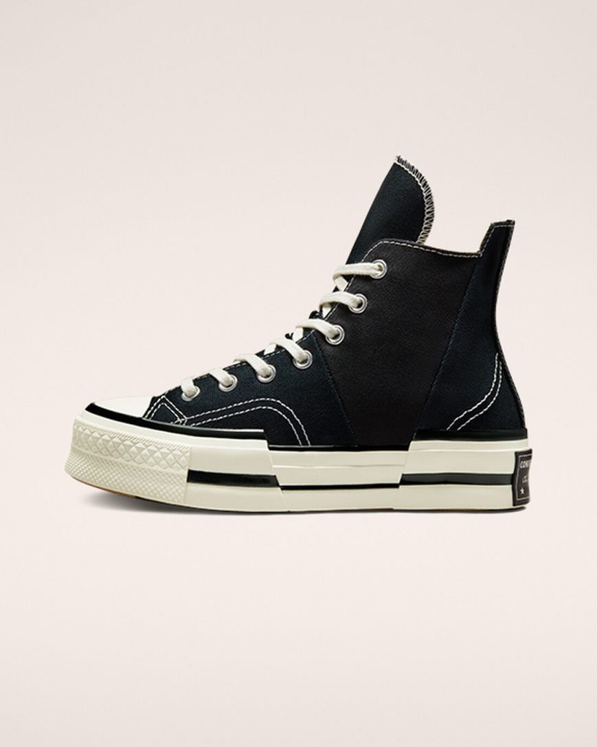 Converse Chuck 70 Plus Høye Sko Herre Svarte | 640QUDWRG
