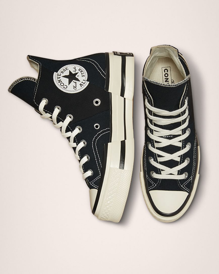 Converse Chuck 70 Plus Høye Sko Herre Svarte | 640QUDWRG