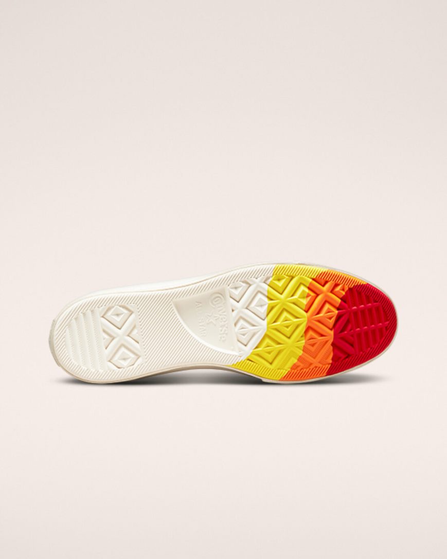 Converse Chuck 70 Pride Høye Sko Dame Hvite Rød | 278DGOZNA
