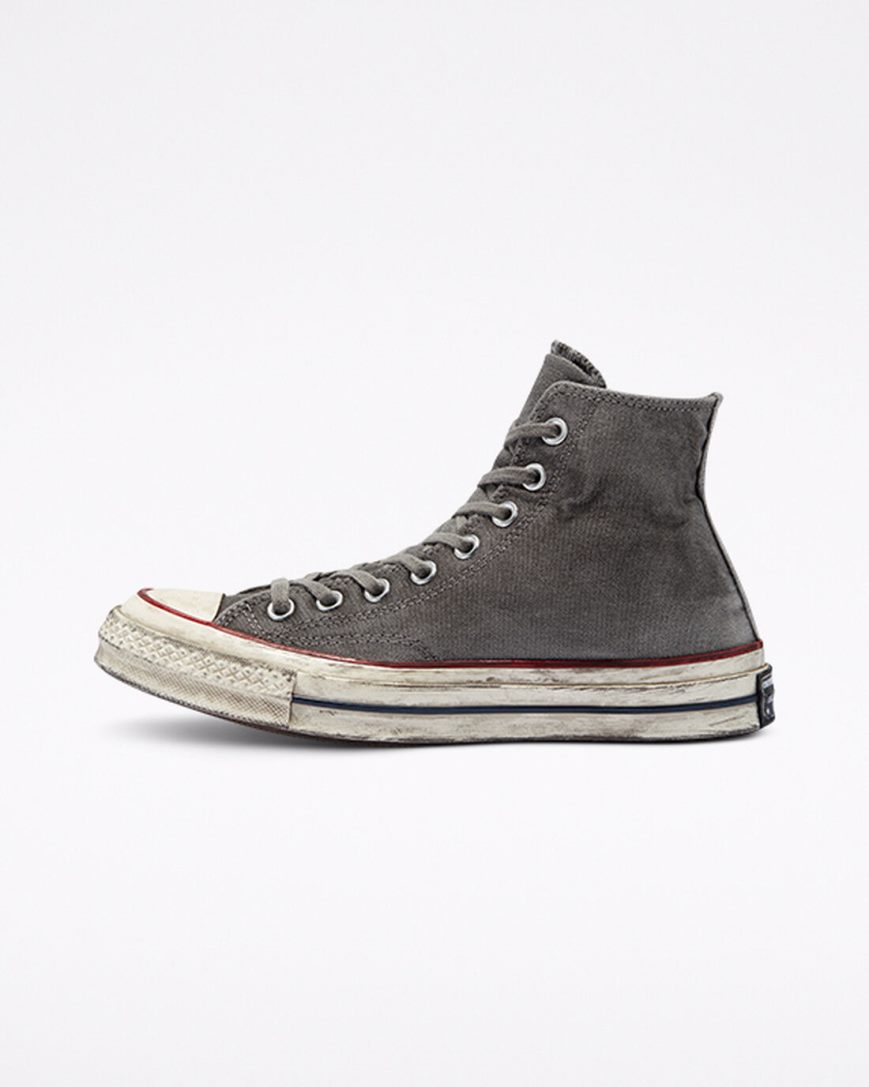 Converse Chuck 70 Smoked Canvas Høye Sko Herre Hvite | 513LPSAZI