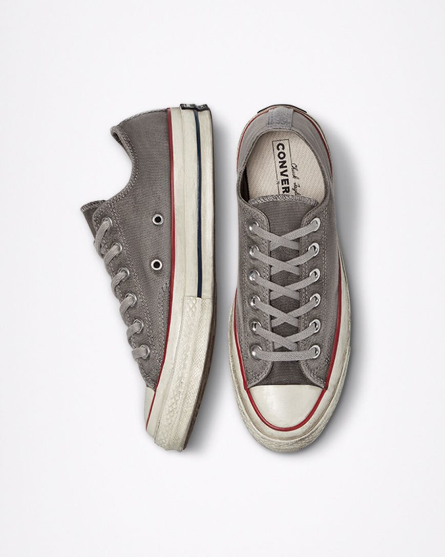 Converse Chuck 70 Smoked Canvas Lave Sko Herre Hvite | 079BLVAGF