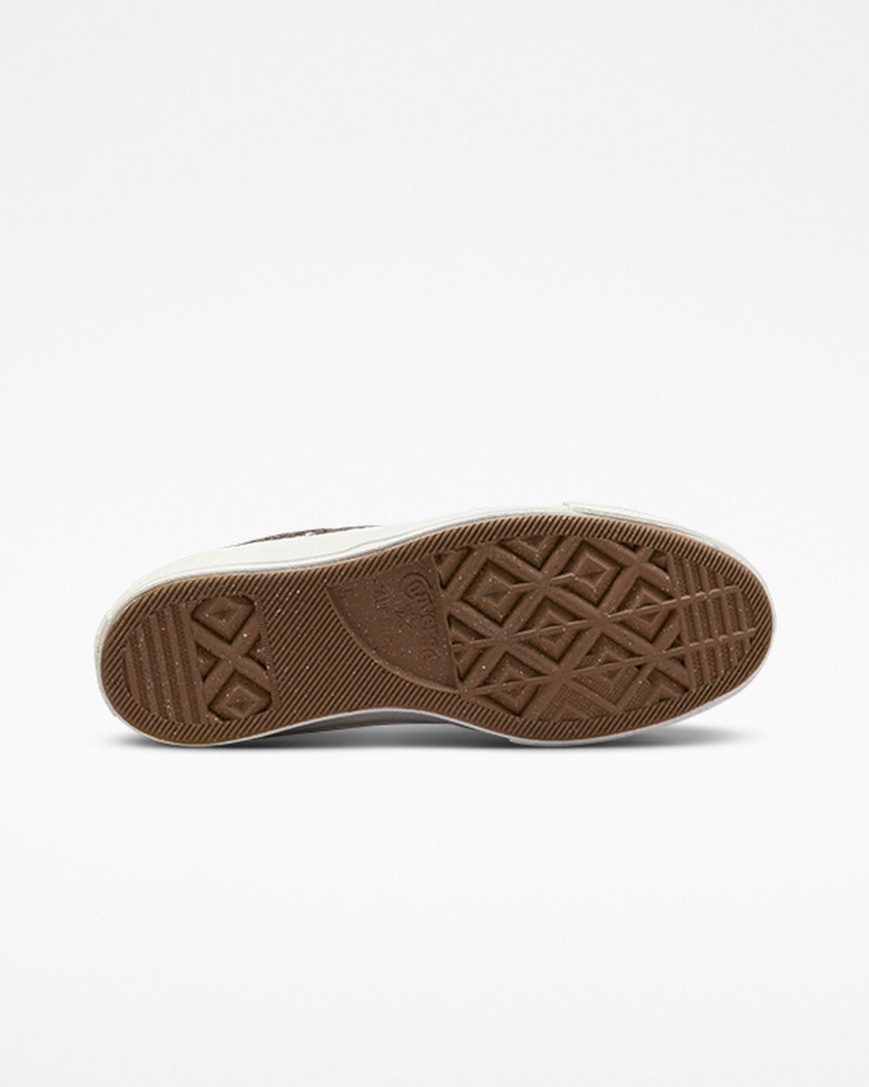 Converse Chuck 70 Split Upper Jacquard Camo Høye Sko Dame Brune Mørke | 138KRSTGP