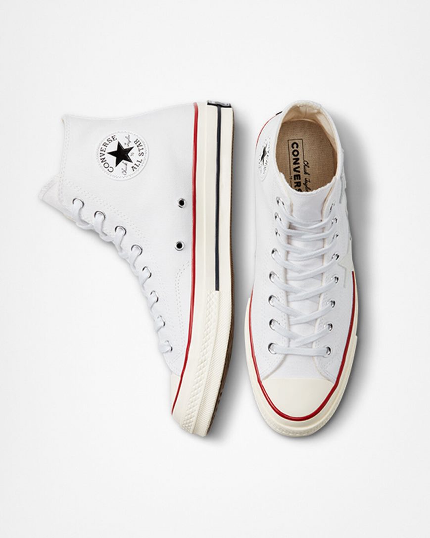 Converse Chuck 70 Star Patchwork Høye Sko Herre Hvite Multicolor | 920ULKWQV