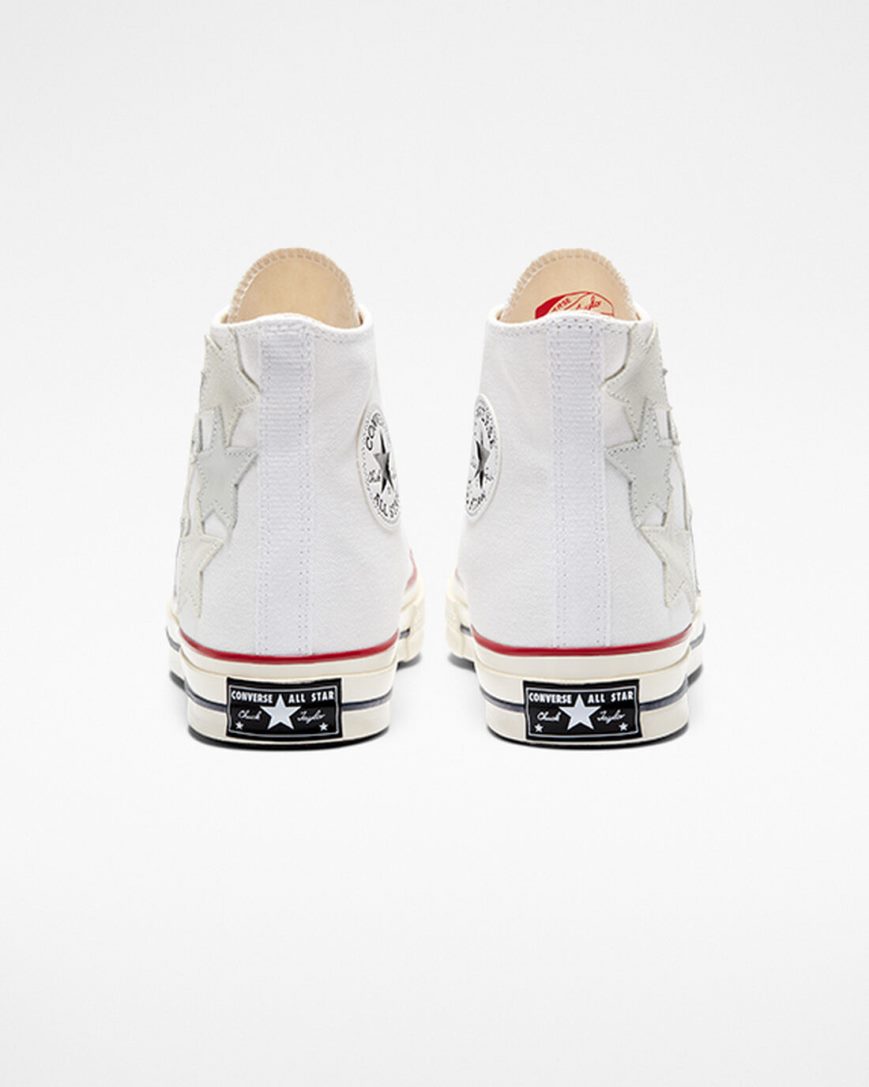 Converse Chuck 70 Star Patchwork Høye Sko Herre Hvite Multicolor | 920ULKWQV