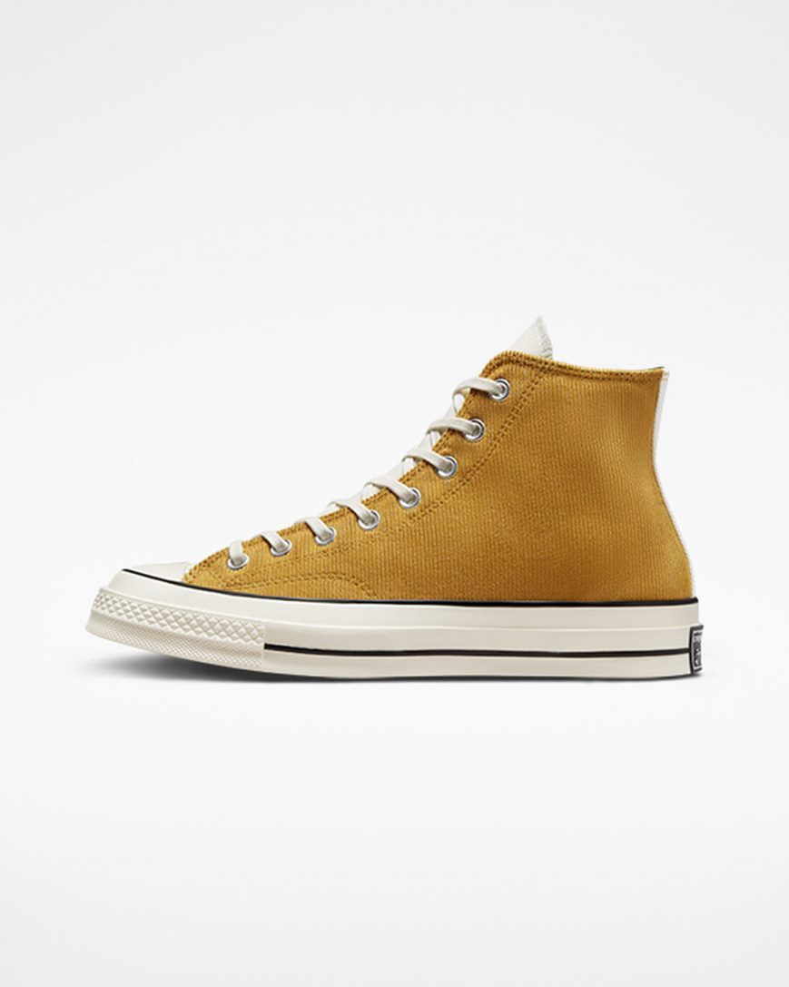 Converse Chuck 70 Textured Tri-Panel Høye Sko Dame Oransje Svarte | 541VDOSGW