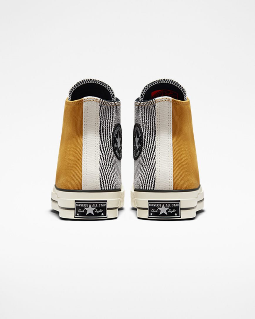 Converse Chuck 70 Textured Tri-Panel Høye Sko Dame Oransje Svarte | 541VDOSGW
