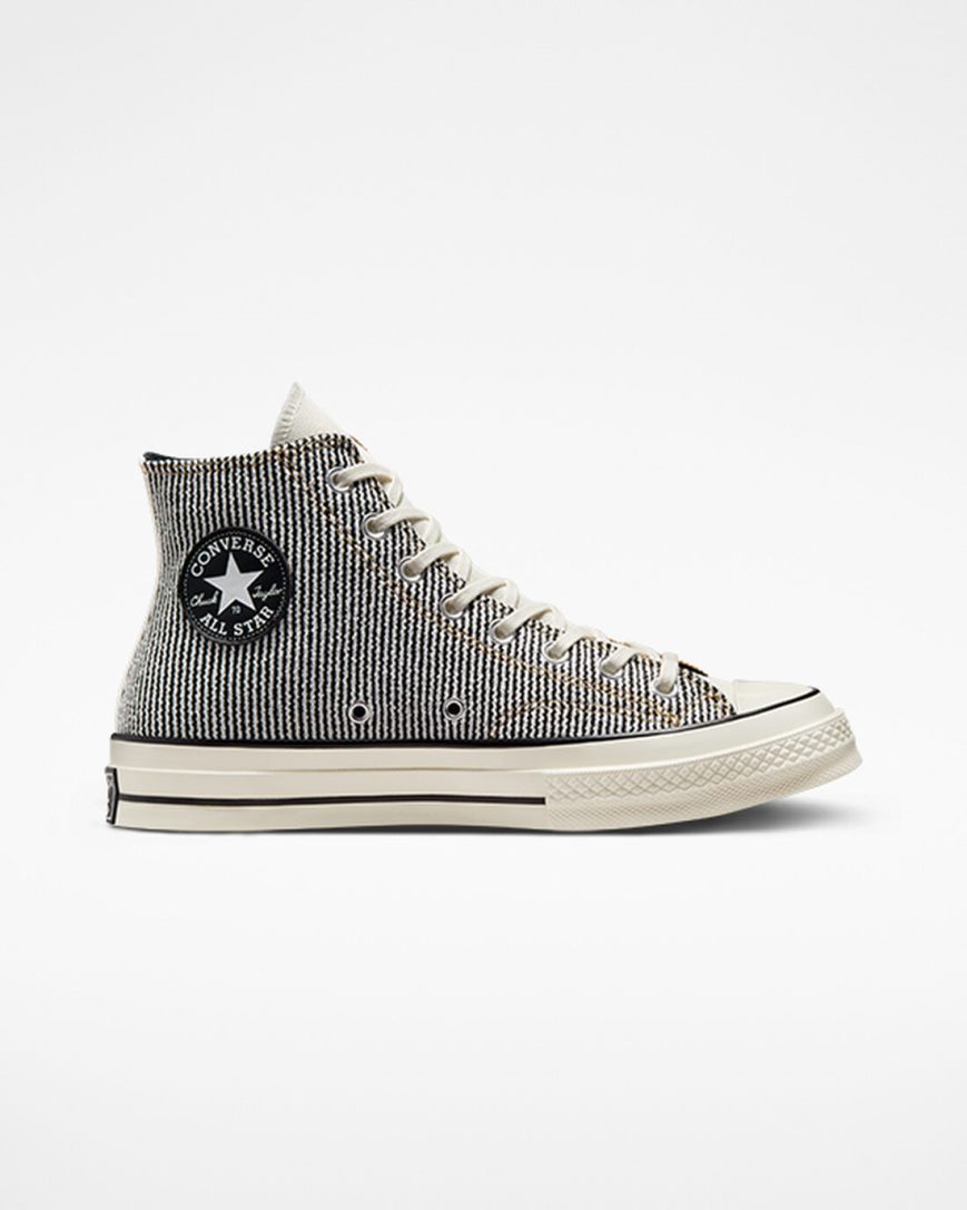 Converse Chuck 70 Textured Tri-Panel Høye Sko Dame Oransje Svarte | 541VDOSGW