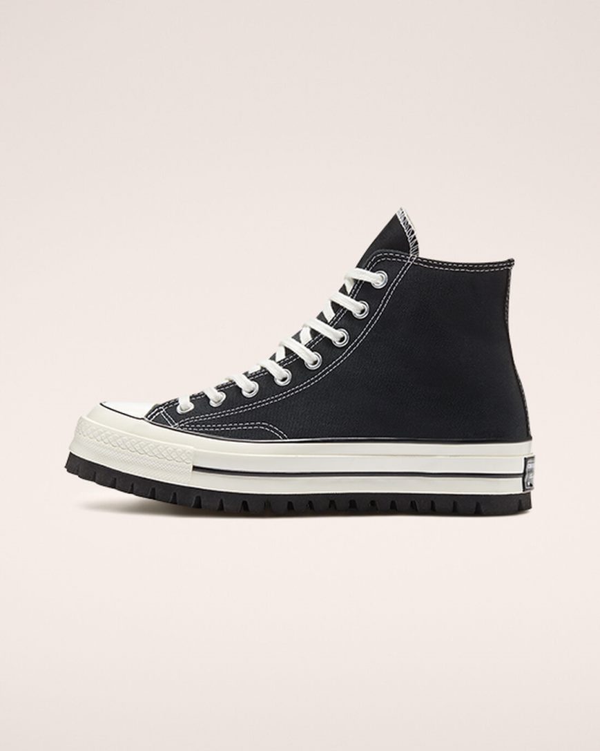 Converse Chuck 70 Trek Høye Sko Dame Svarte | 185TIVGFU