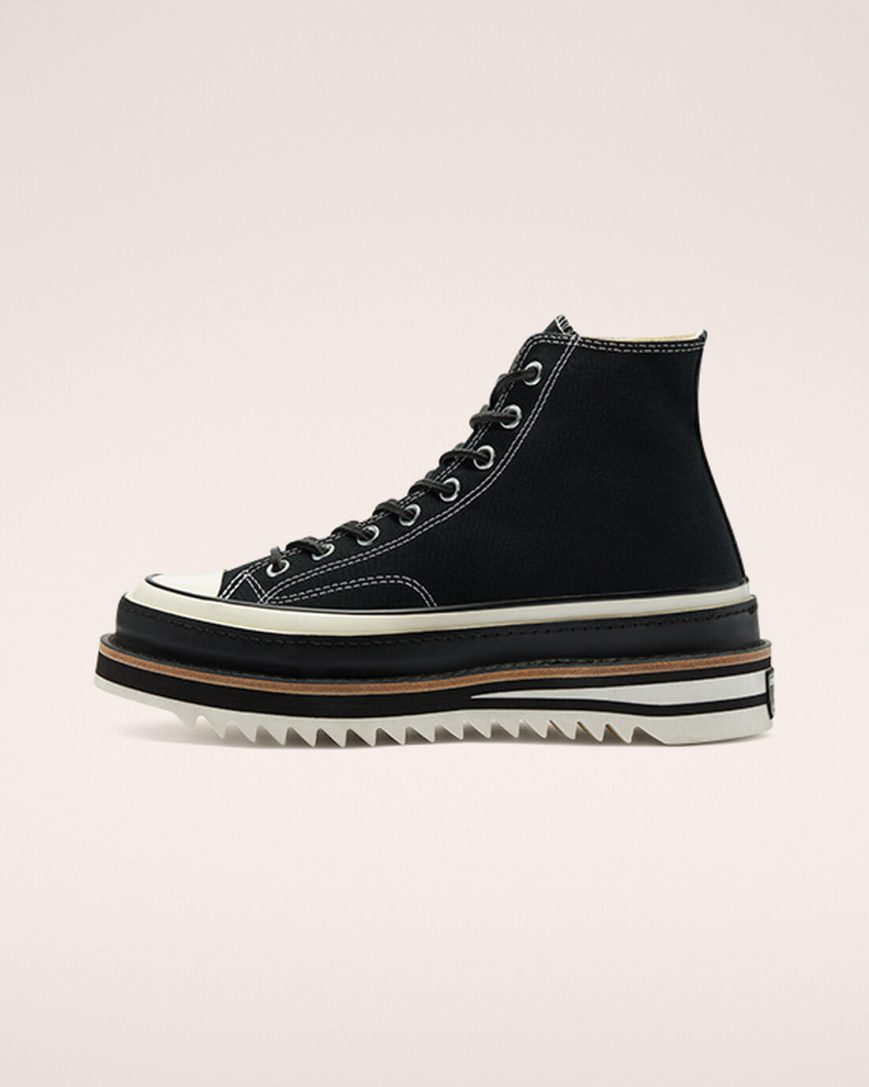 Converse Chuck 70 Trek Høye Sko Herre Svarte | 278VBYMON