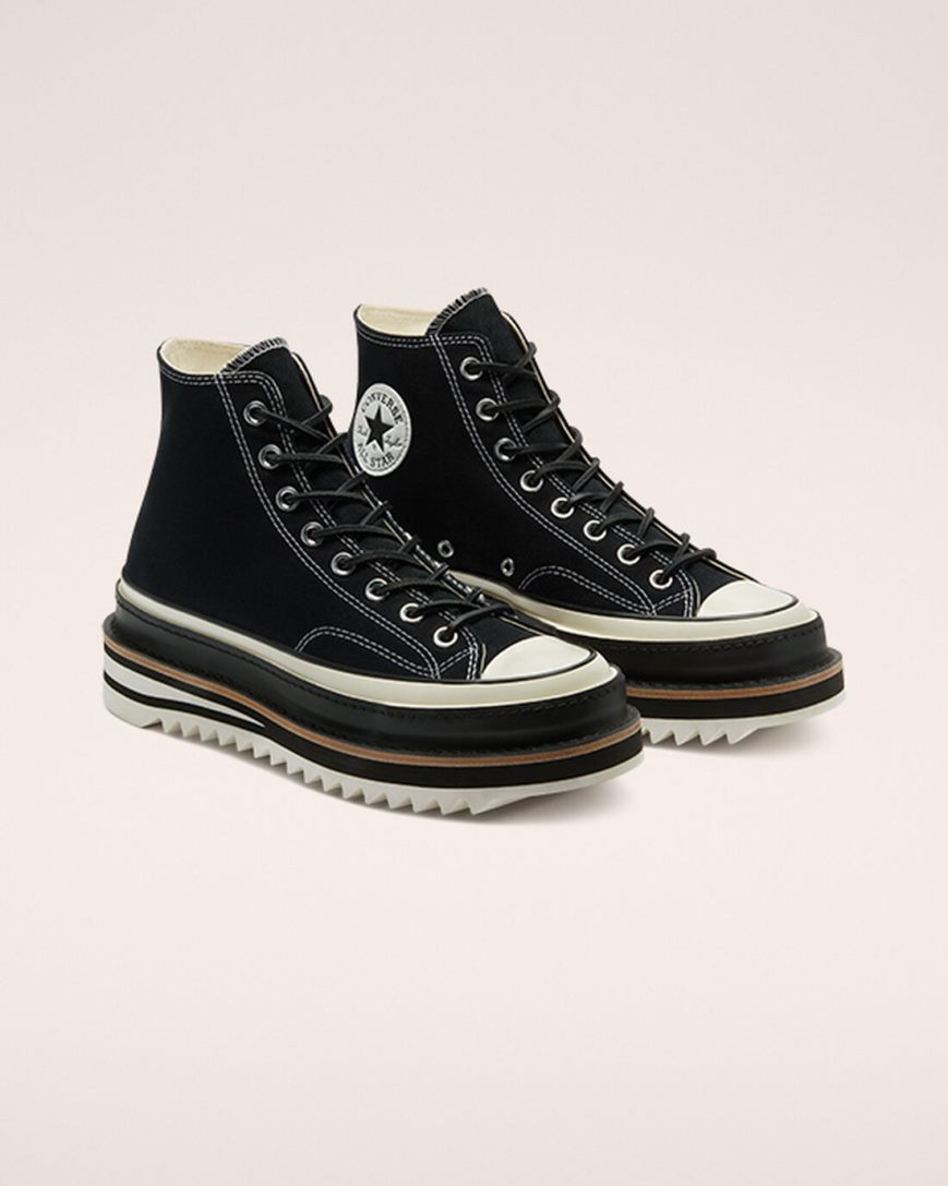 Converse Chuck 70 Trek Høye Sko Herre Svarte | 278VBYMON
