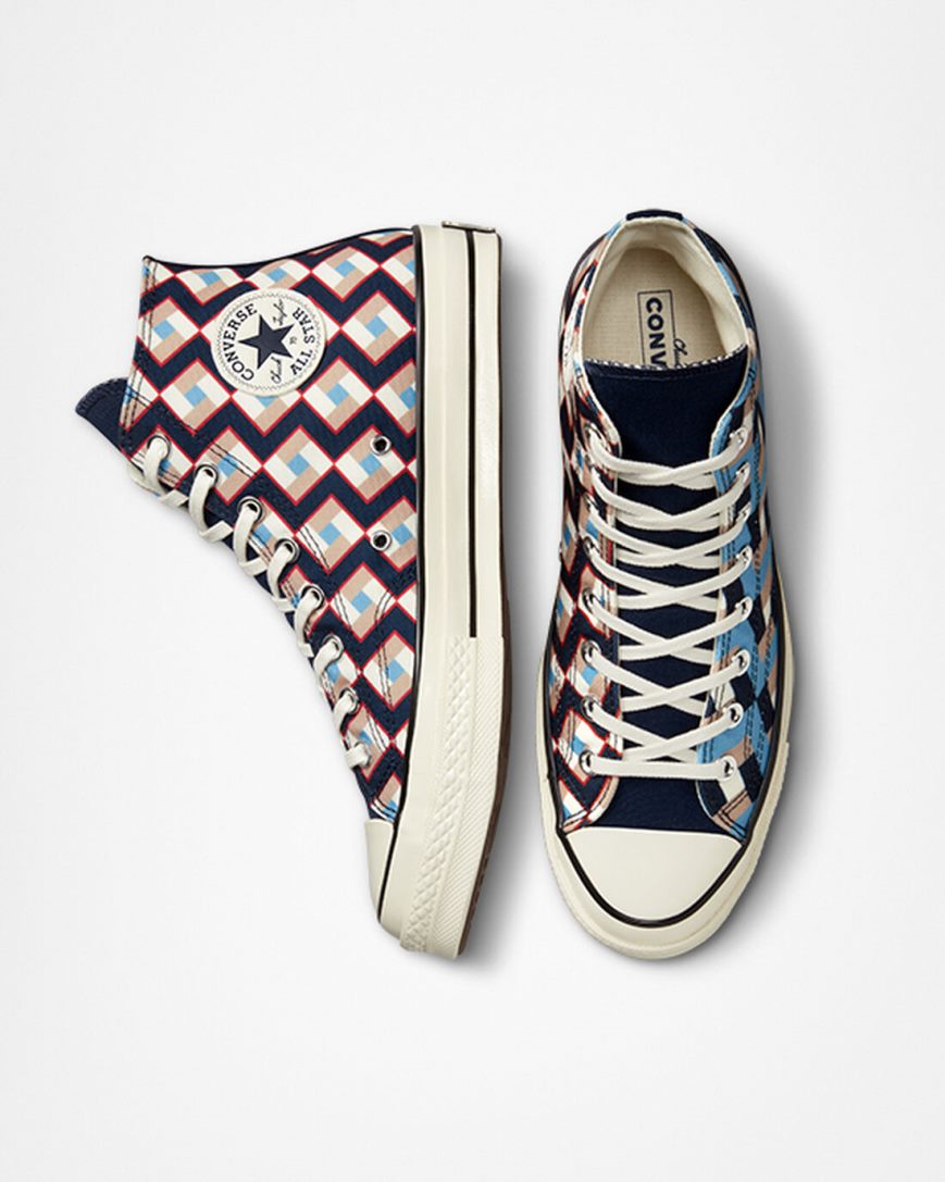 Converse Chuck 70 Twisted Classics Høye Sko Dame Obsidian Blå | 189SAXDMP