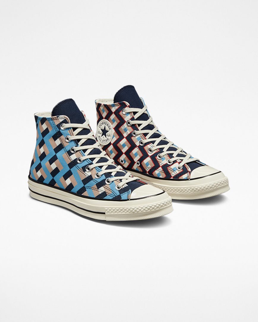 Converse Chuck 70 Twisted Classics Høye Sko Herre Obsidian Blå | 406WIEMVX