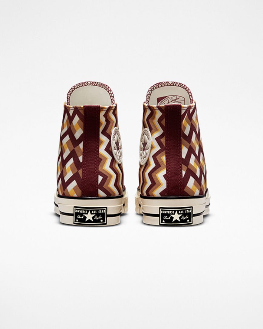 Converse Chuck 70 Twisted Classics Høye Sko Dame Mørke Rød Mørke | 485UWLCHJ